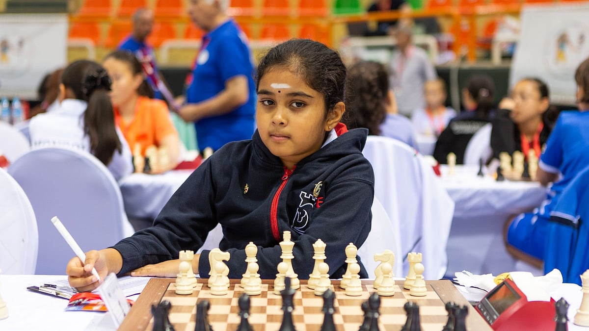 X/International Chess Federation  : File photo of Tamil-origin English chess sensation Bodhana Sivanandan.